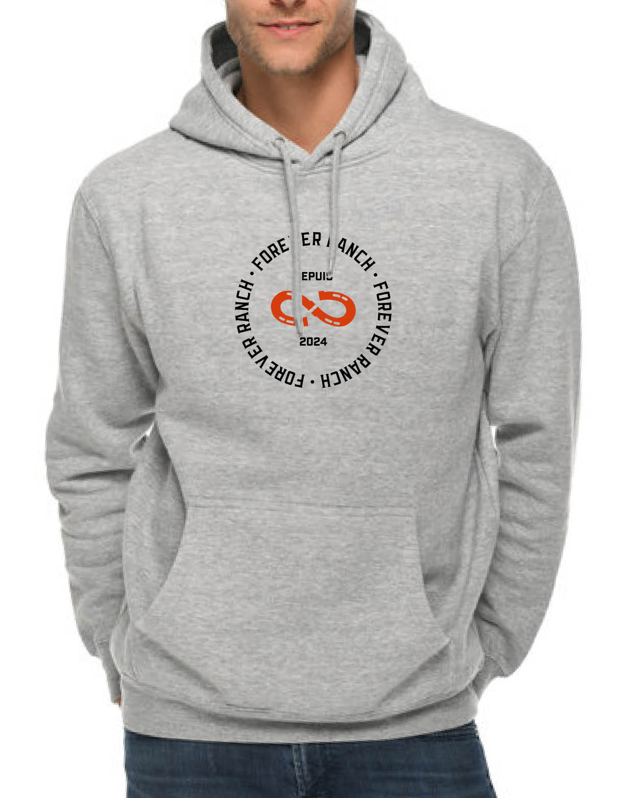 Le Hoodie «Contemporain» Unisexe - Gris