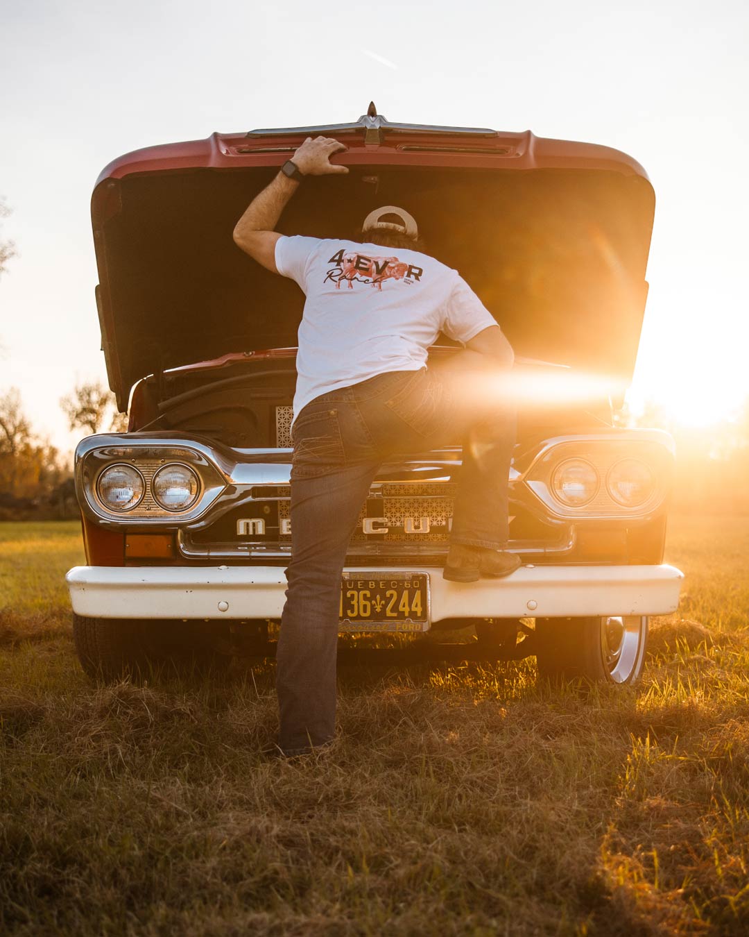 Le T-Shirt «Buffalo» pour Homme / Unisexe - Blanc