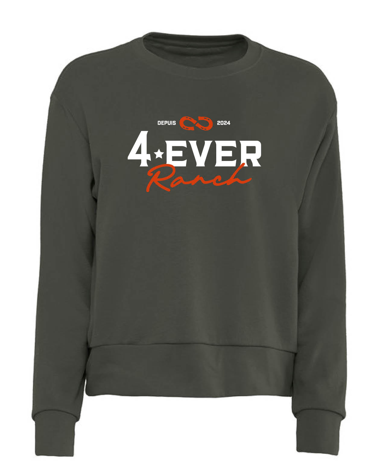 Le Sweat «Classique 4ever Ranch» pour Femme - Charcoal