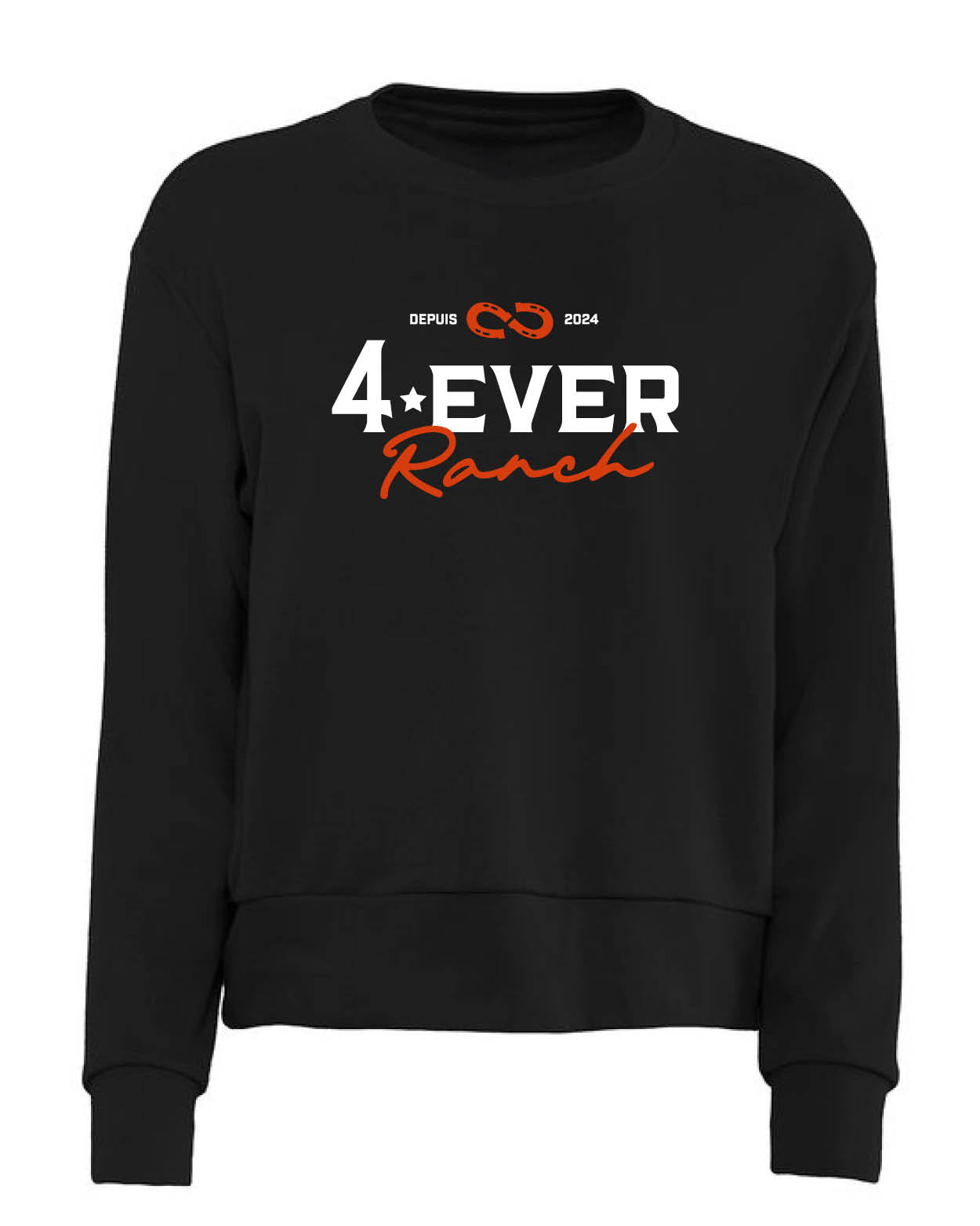 Le Sweat «Classique 4ever Ranch» pour Femme - Noir