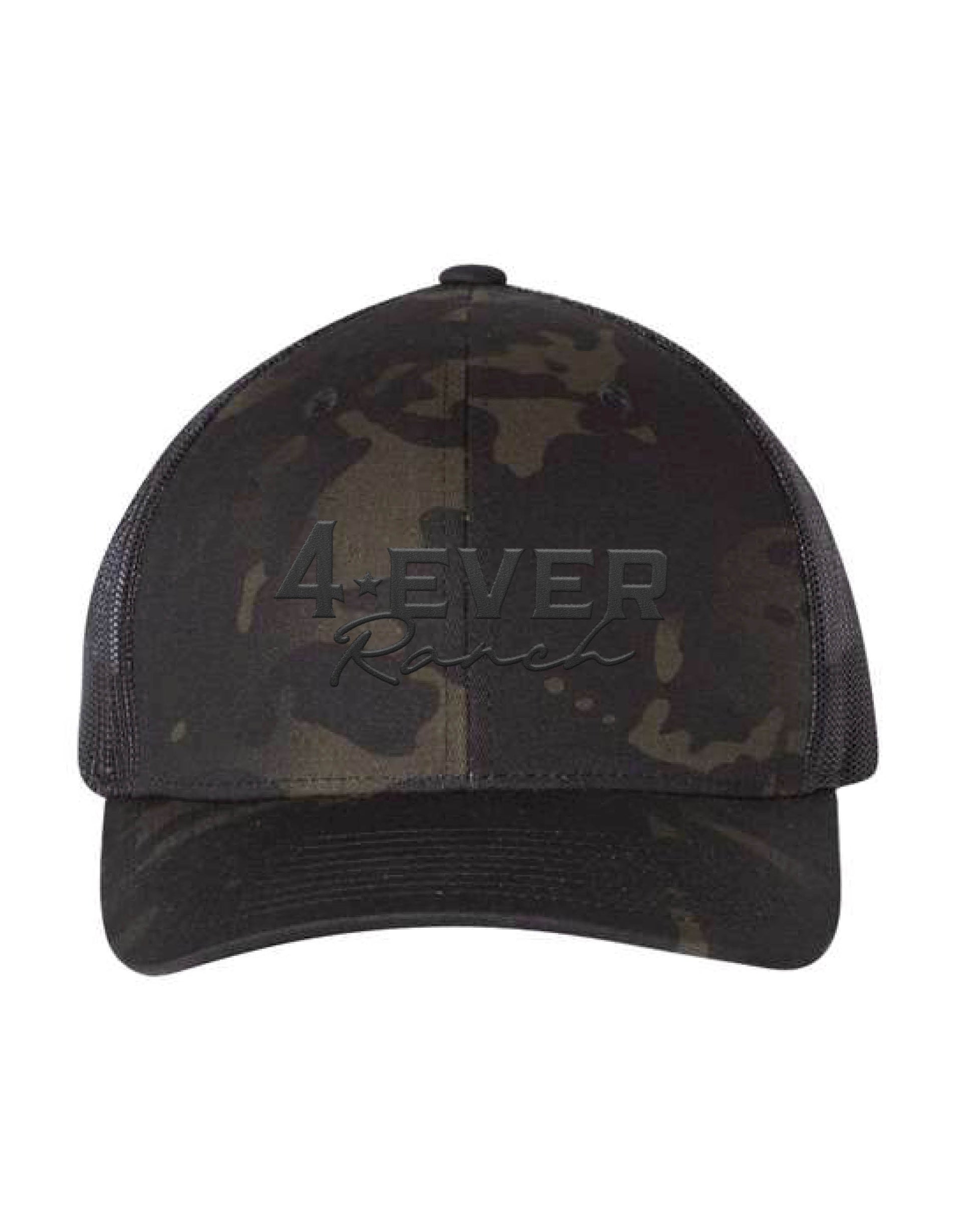 Casquette 4everRanch • Camo - Noir