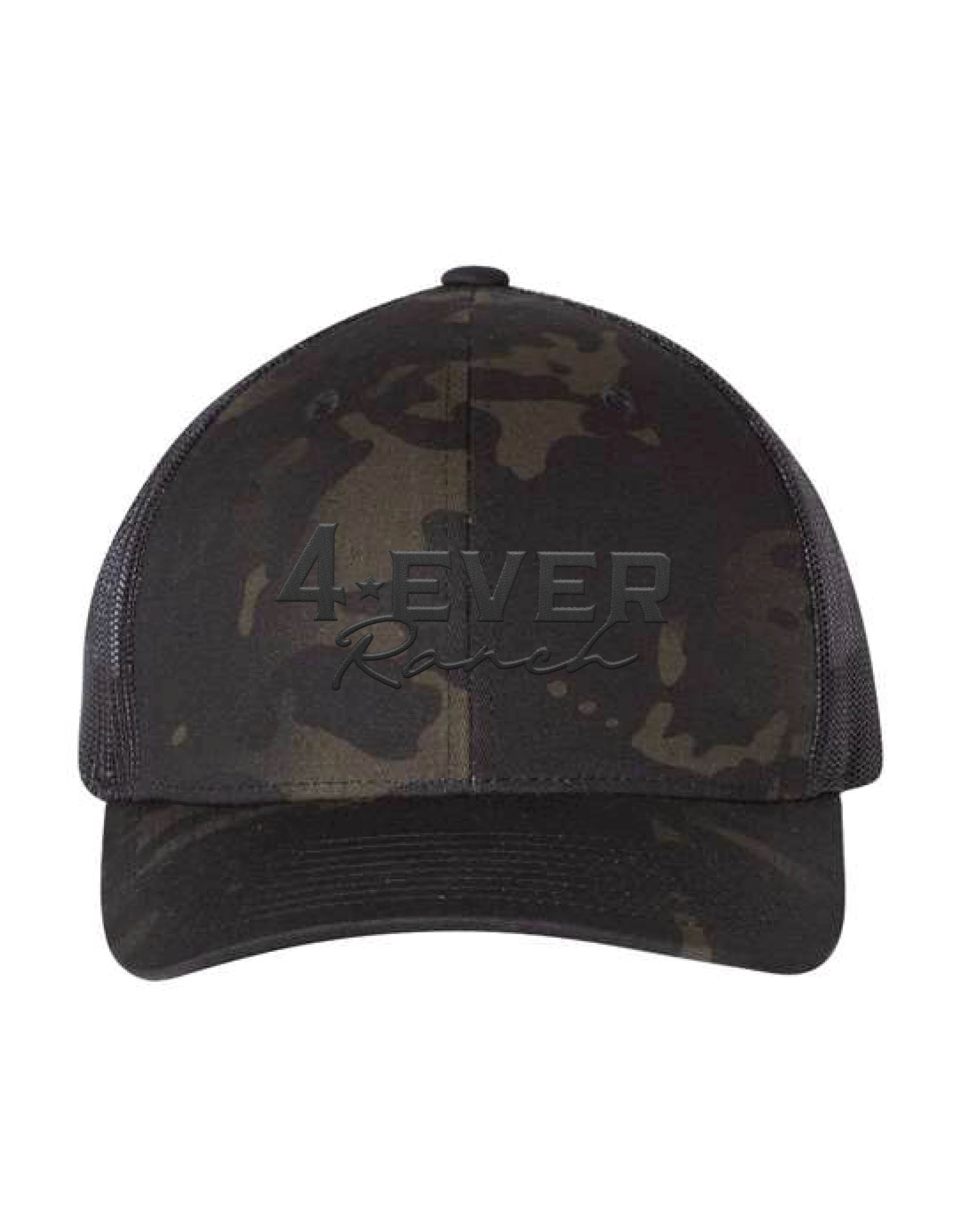 Casquette 4everRanch • Camo - Noir