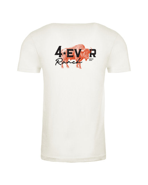 Le T-Shirt «Buffalo» pour Homme / Unisexe - Blanc