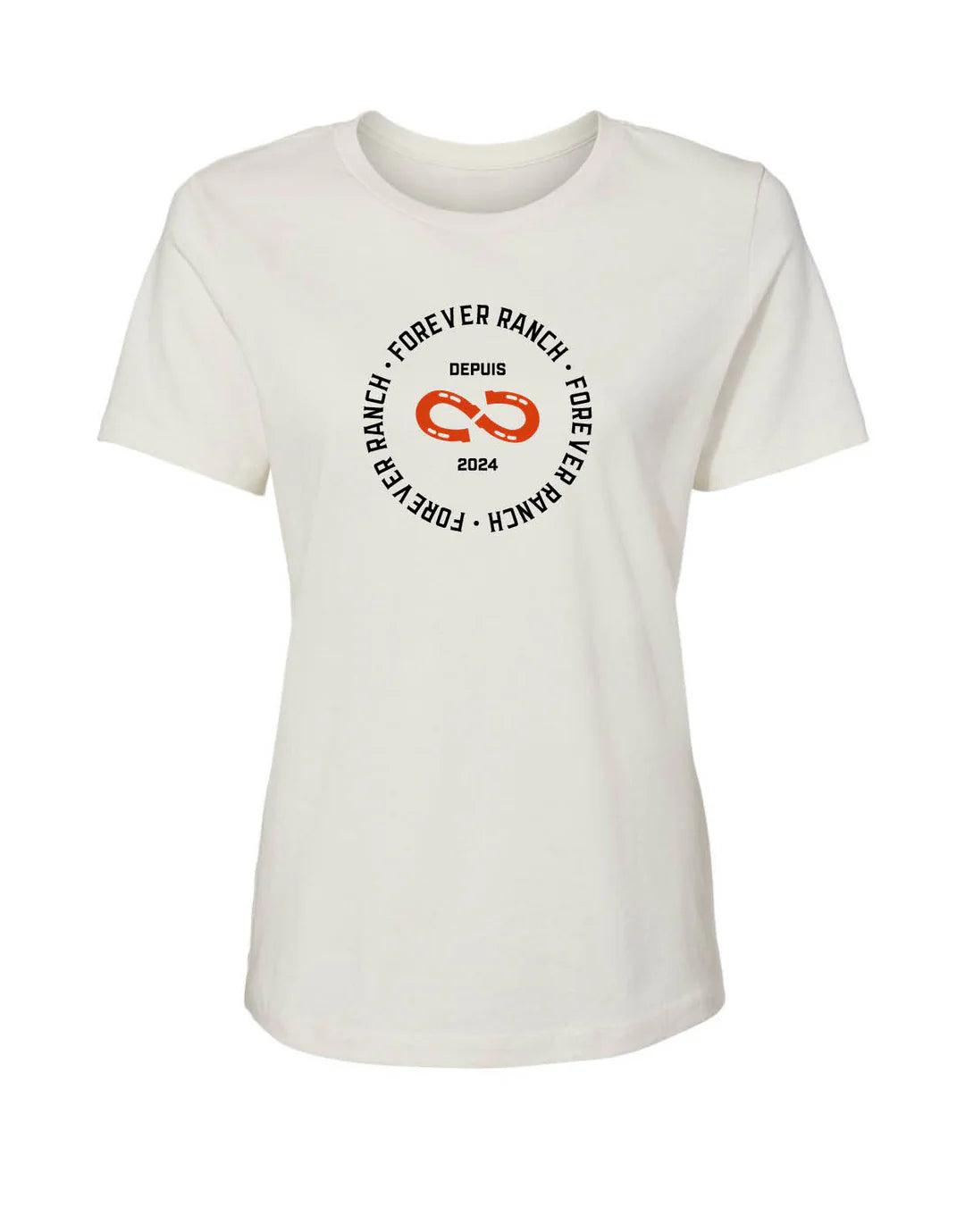 Le T-Shirt «Contemporain» 4ever Ranch pour Femme - Blanc