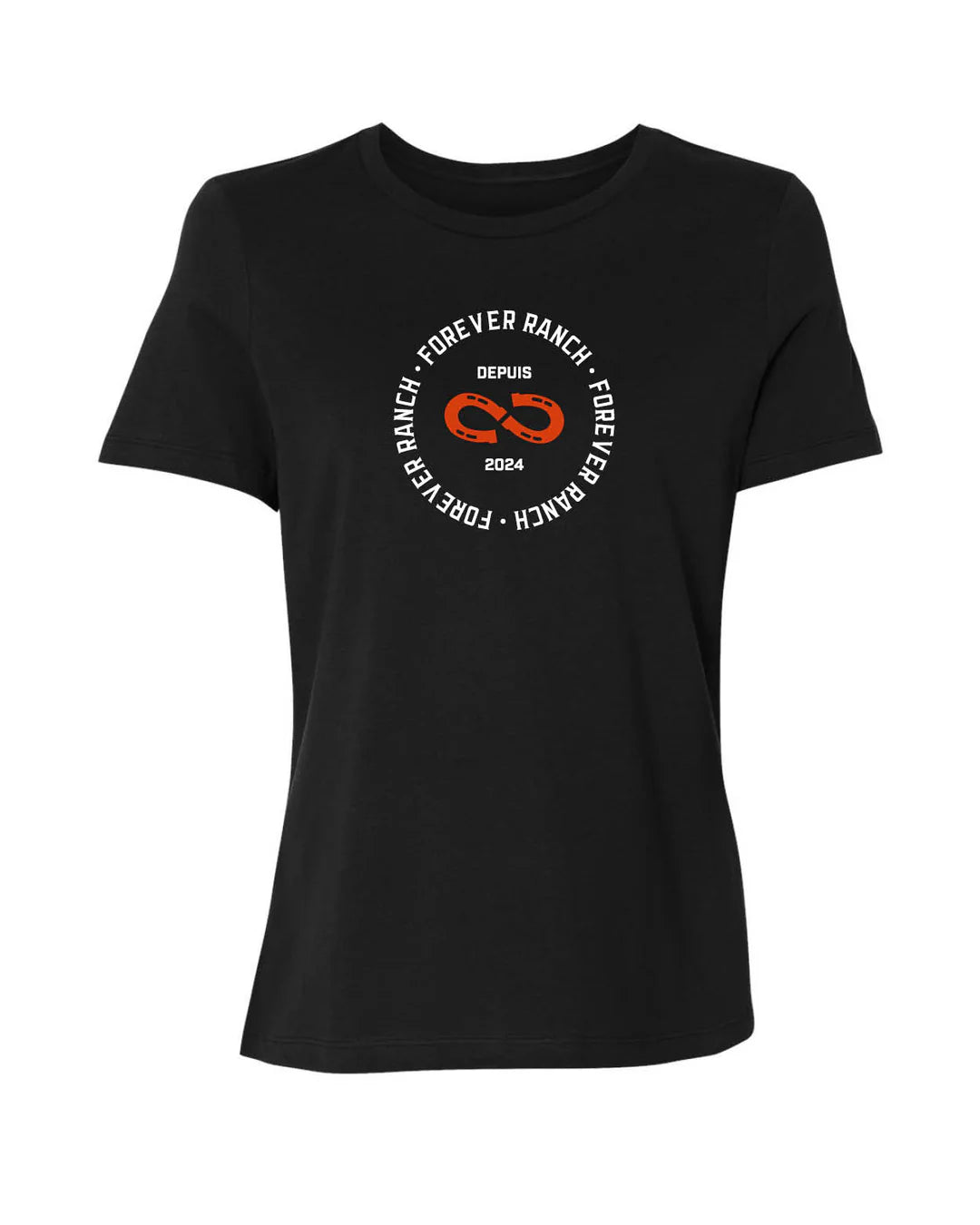 Le T-Shirt «Contemporain» 4ever Ranch pour Femme - Noir