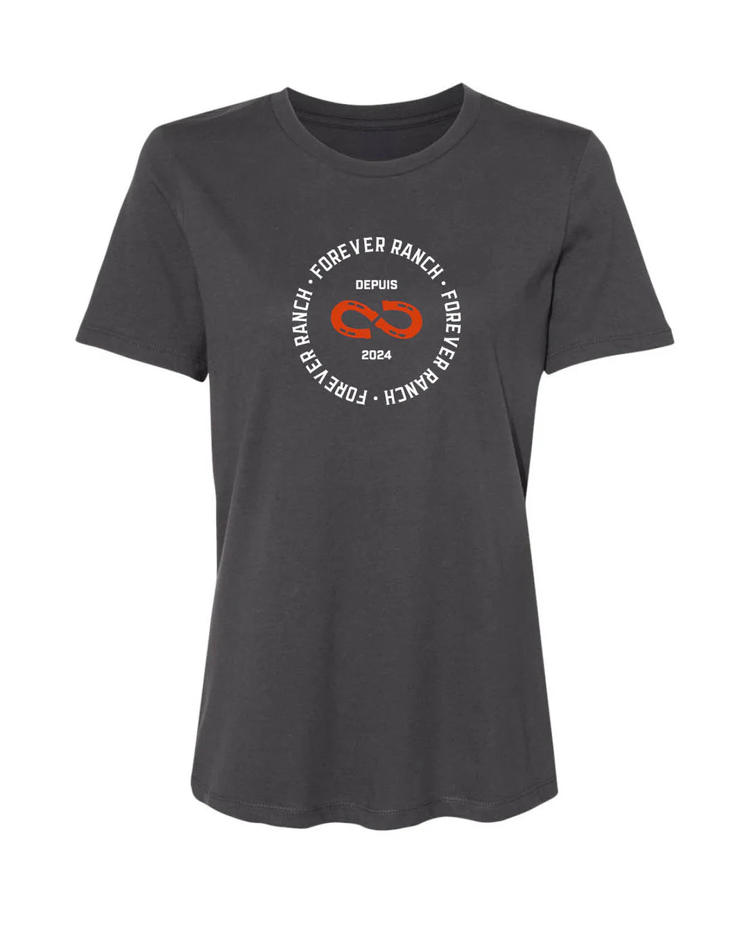 Le T-Shirt «Contemporain» 4ever Ranch pour Femme - Charcoal
