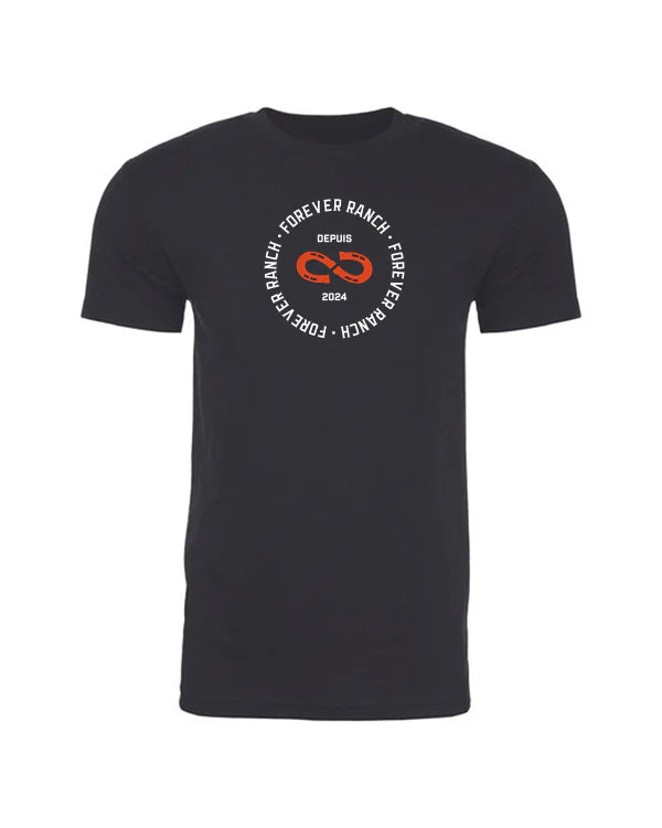 Le T-Shirt «Contemporain» pour Homme / Unisexe - Noir