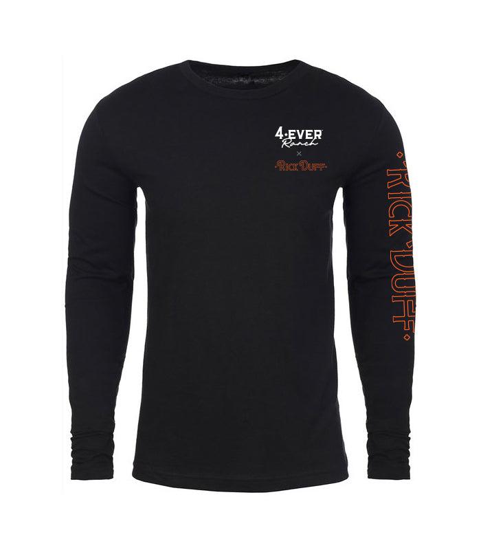 Le Longsleeve «Rick Duff» pour Homme / Unisexe - Noir