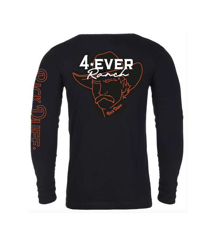 Le Longsleeve «Rick Duff» pour Homme / Unisexe - Noir