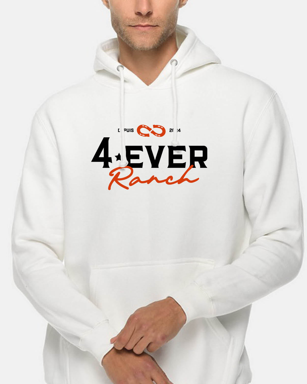 Le Hoodie «Classique» Unisexe - Blanc