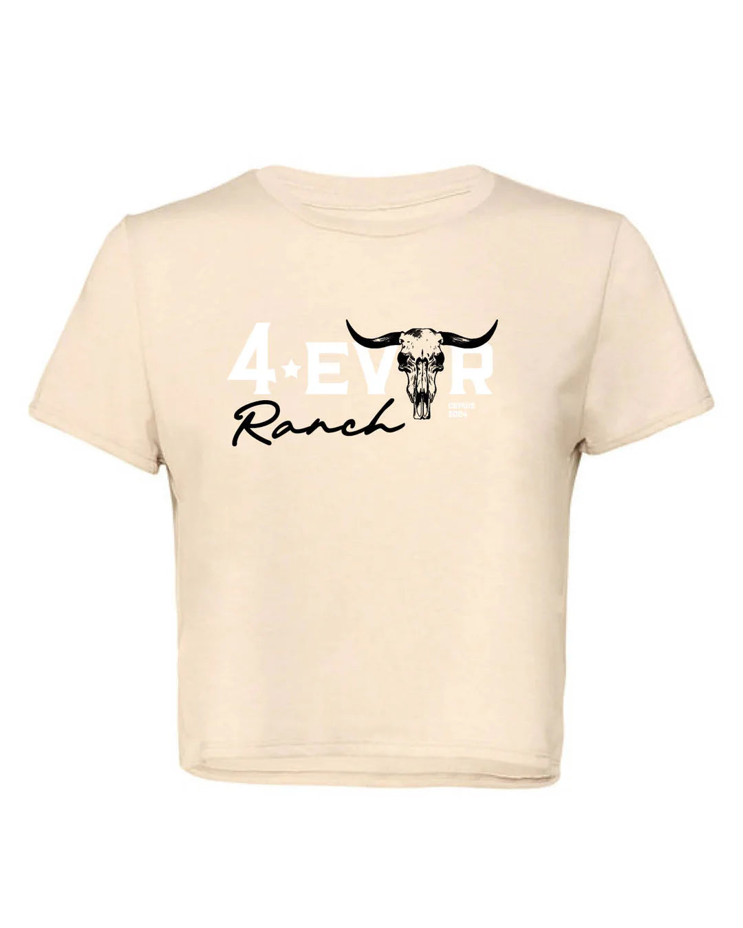Le CropTop «Longhorn» - Beige