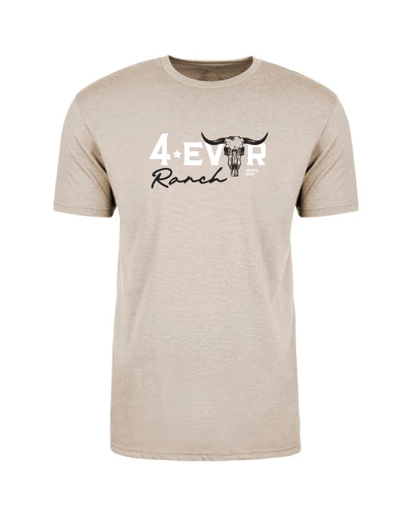Le T-Shirt «Longhorn» pour Homme / Unisexe - Beige