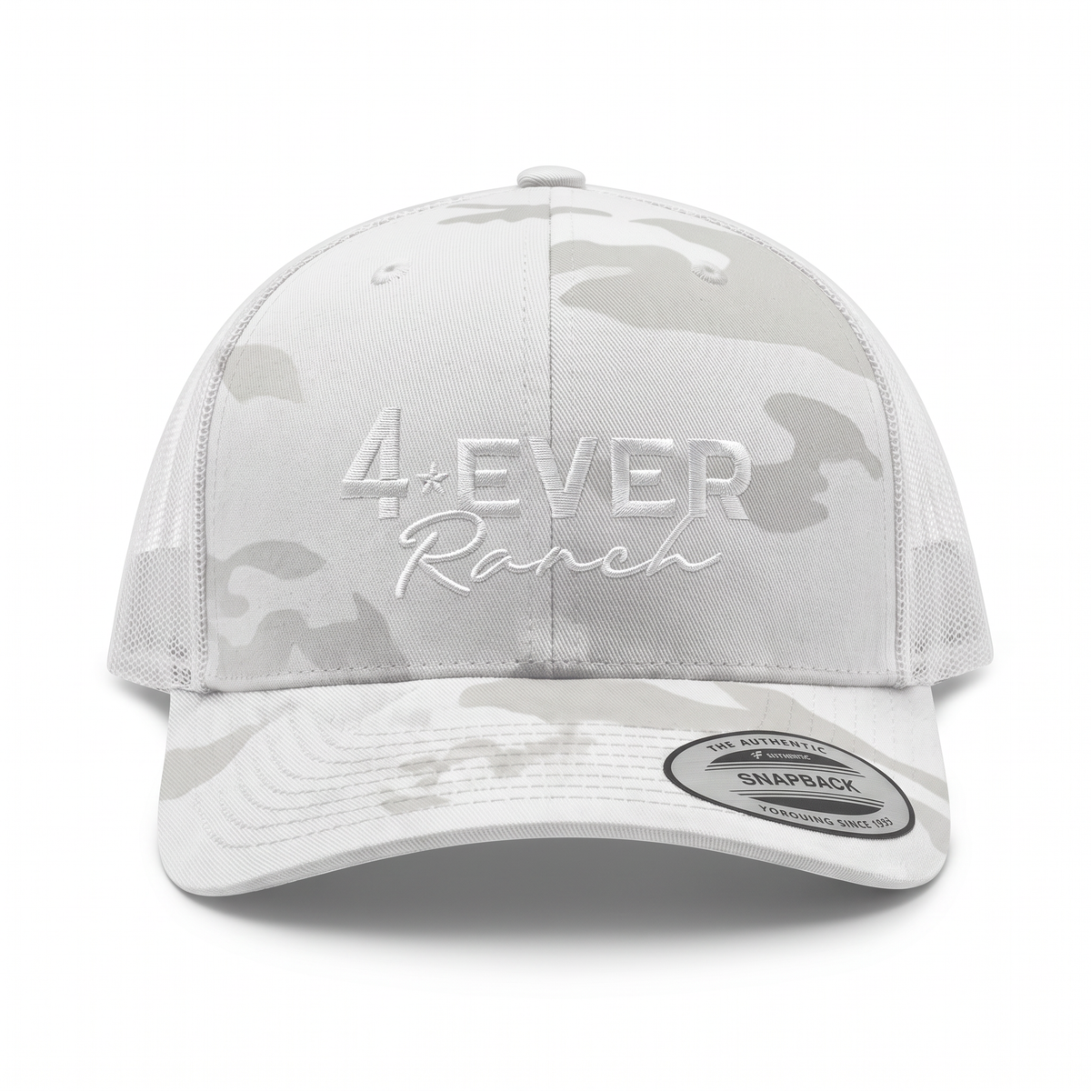 Casquette brodée 4ever Ranch camo – casquette country du Québec