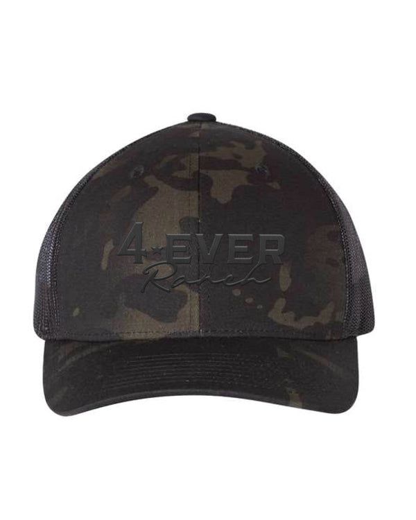 Casquette 4everRanch • Camo - Noir