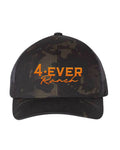 Casquette 4everRanch • Camo - Orange