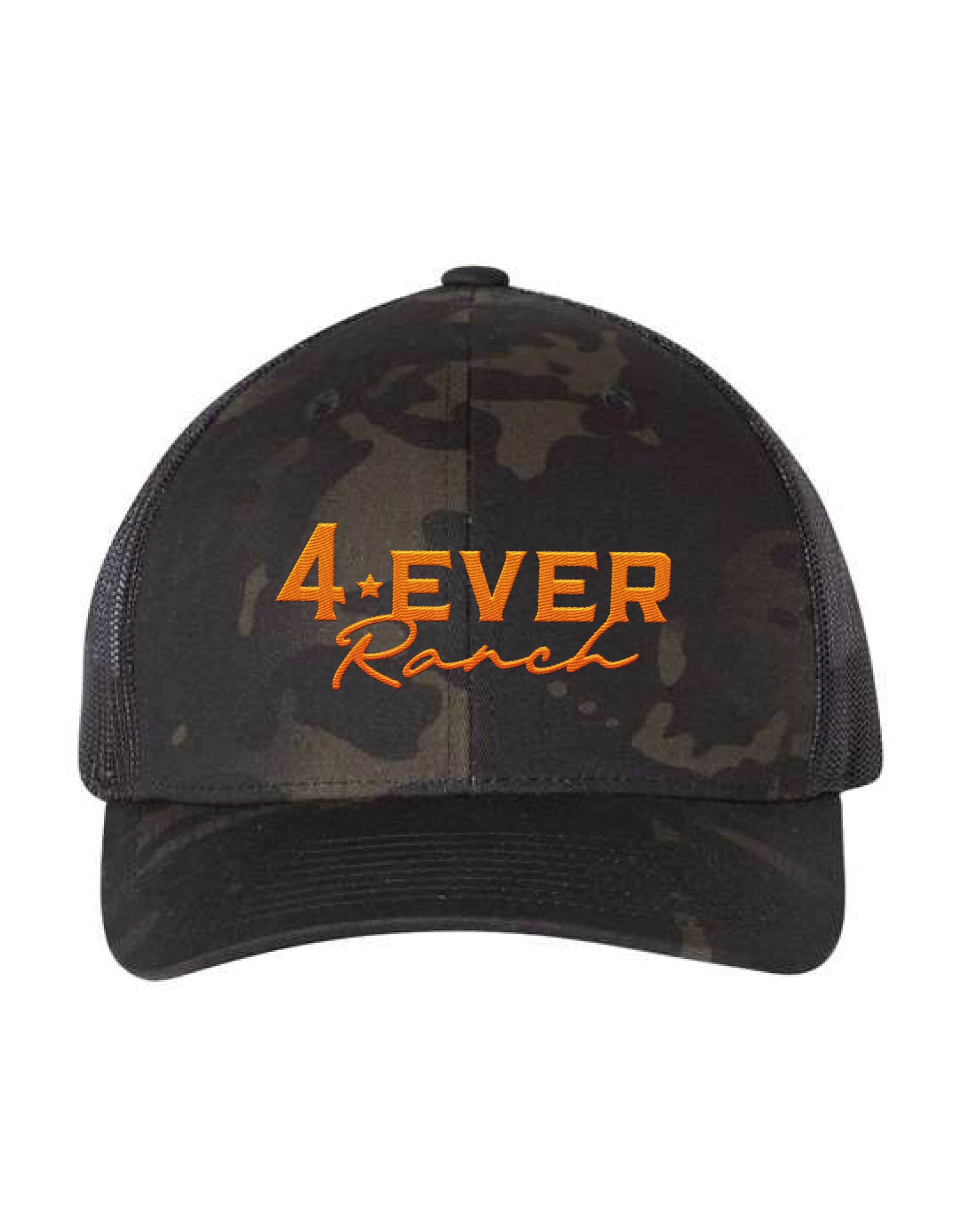 Casquette 4everRanch • Camo - Orange