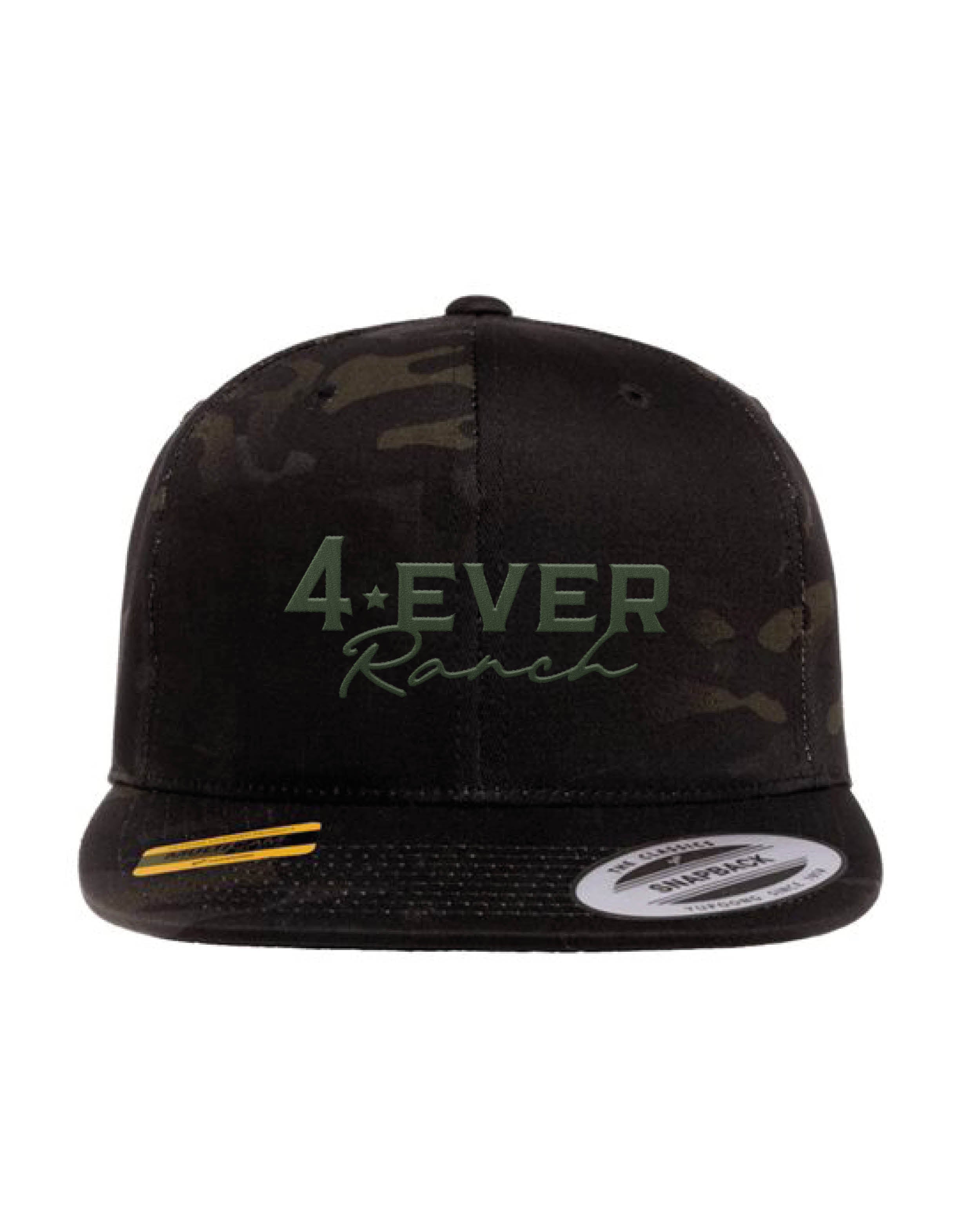 Casquette 4everRanch • Palette droite • Camo - Verte