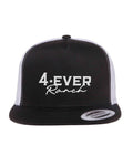 Casquette 4everRanch • Palette droite • Noir et Blanche