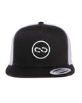 Casquette 4everRanch • Palette droite • Noir et Blanche Infini