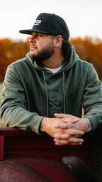 Le Hoodie «Contemporain» pour Homme / Unisexe - Army