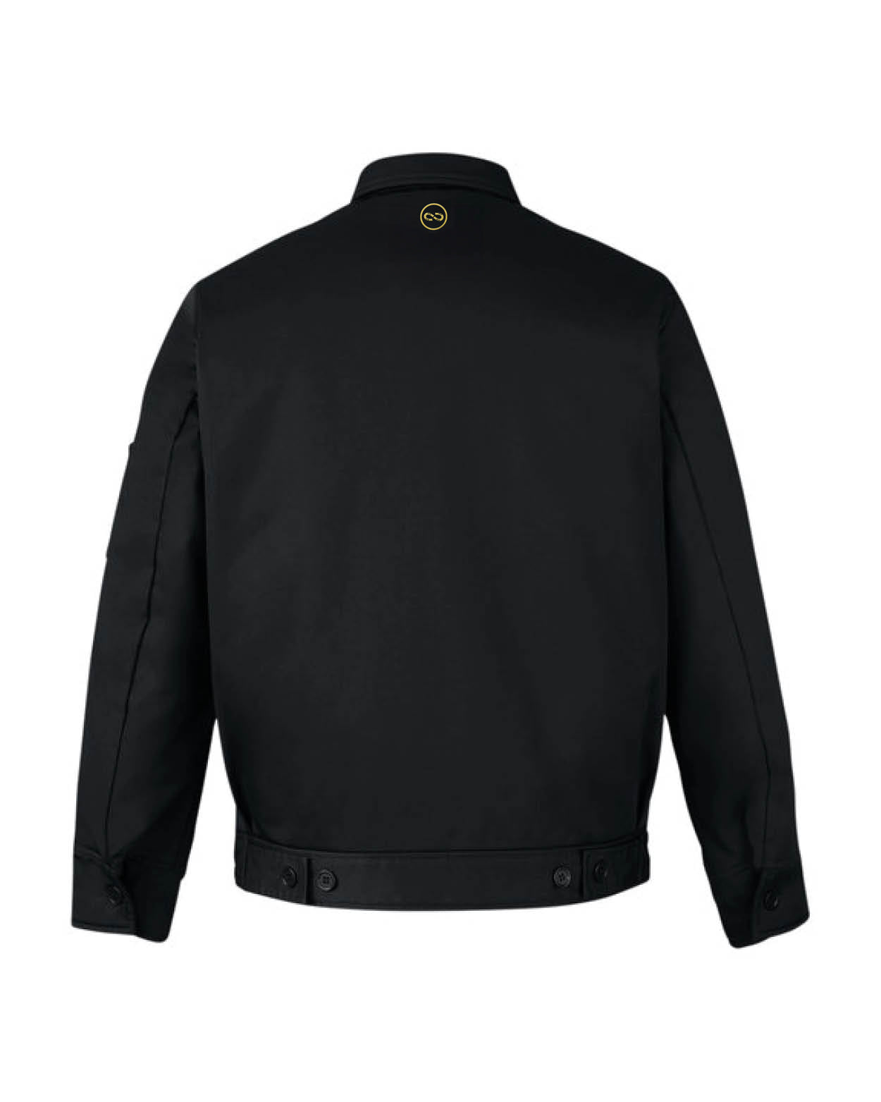 Manteau printemps/automne - Noire - Broderie Gold