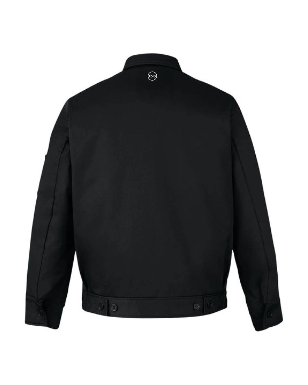 Manteau printemps/automne - Noire - Broderie Blanche