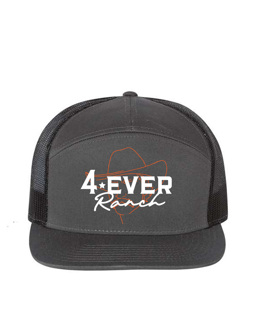 Casquette 4everRanch «RickDuff» Noir et Charcoal