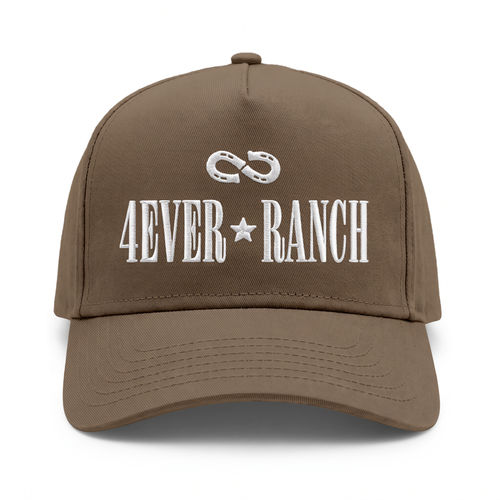 Casquette 4ever Ranch Sérif chestnut brodée à plat – casquette country du Québec
