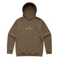 Hoodie unisexe chestnut «Stitches» 4ever Ranch avec design brodé, coupe relax et molleton épais – vêtement country conçu au Québec
