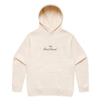 Hoodie unisexe écru «Stitches» 4ever Ranch avec design brodé, coupe relax et molleton épais – vêtement country conçu au Québec