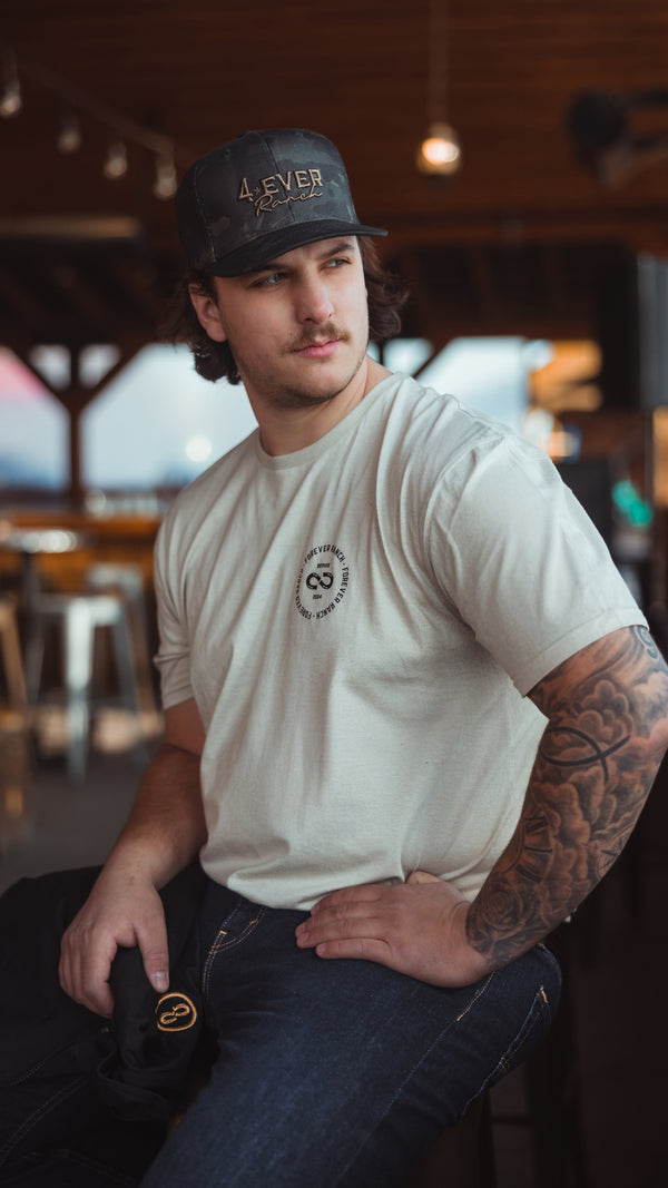 Le T-Shirt «Simple» pour Homme / Unisexe - Sable