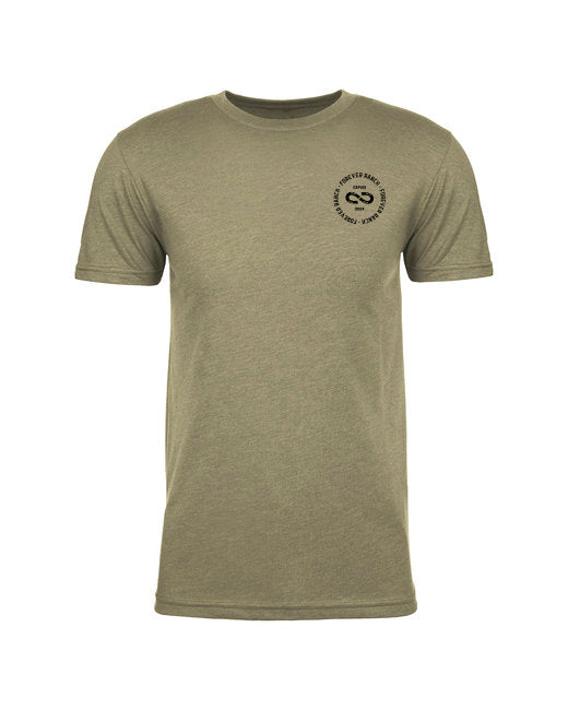 Le T-Shirt «Simple» pour Homme / Unisexe - Olive