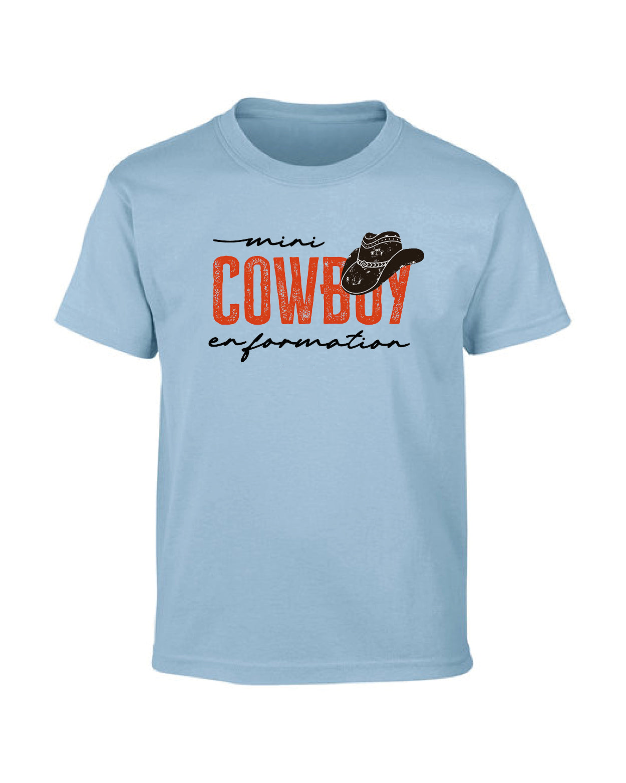 T-Shirt pour enfant «Cowboy» bleu