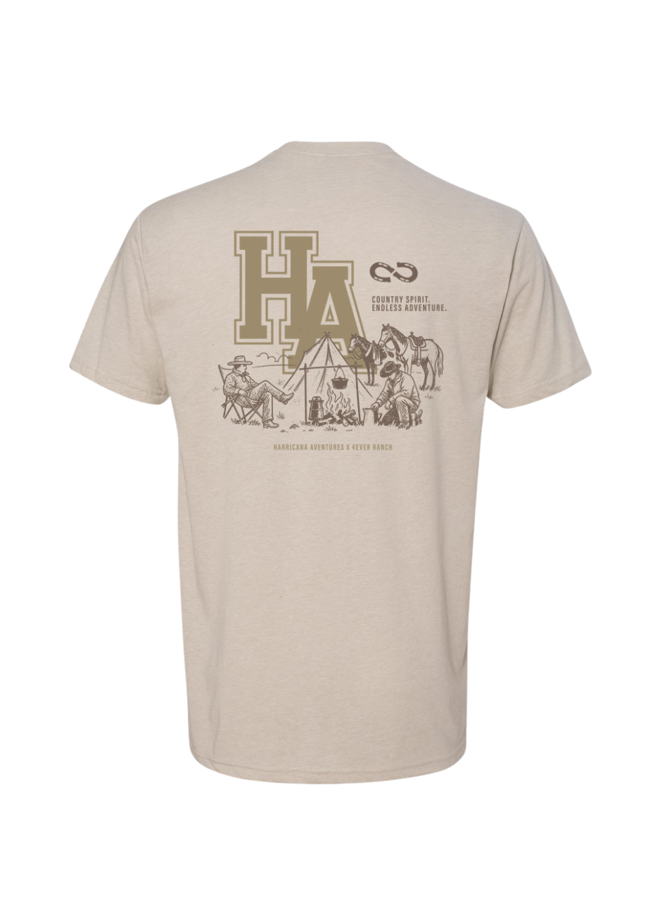 Le T-Shirt «Harricana Aventures» pour Homme / Unisexe