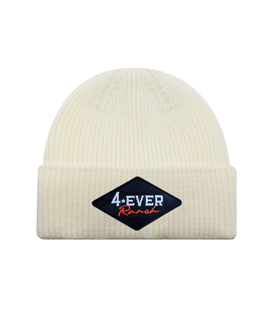 Tuque «Losange» 4ever Ranch Ivoire