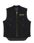 Veste doublée - Noire - Broderie Gold