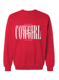The Unisex “Cowgirl" Crewneck - Red