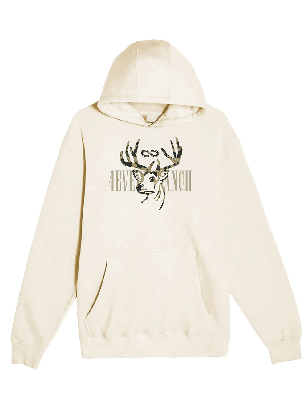 Le hoodie «Deer» Unisexe - Sandshell