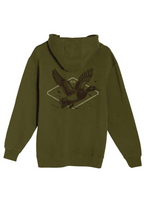 Le hoodie «Duck» Unisexe - Army