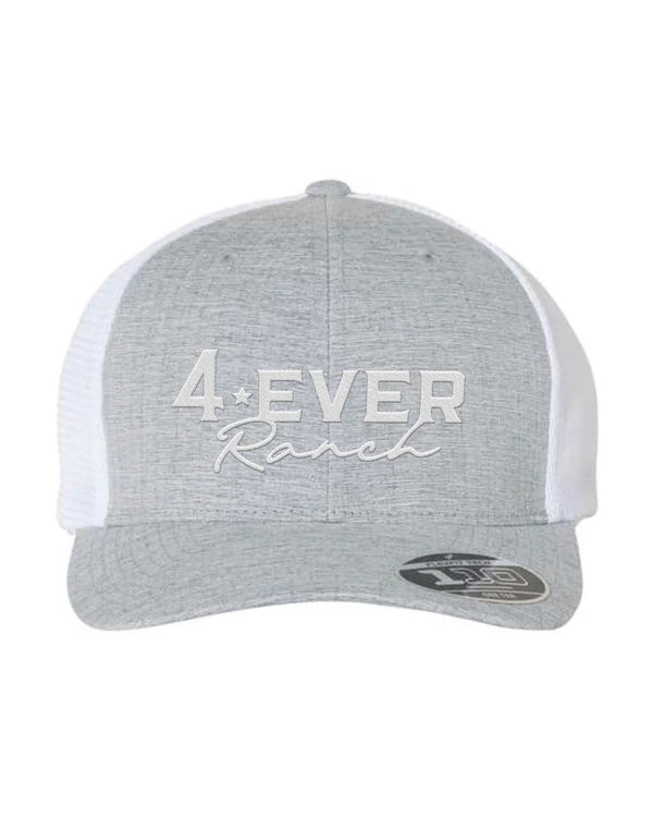 Casquette 4everRanch • Argent & Blanche