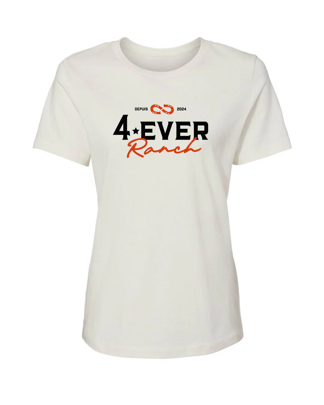 T-Shirt Classique 4ever Ranch pour Femme - Blanc