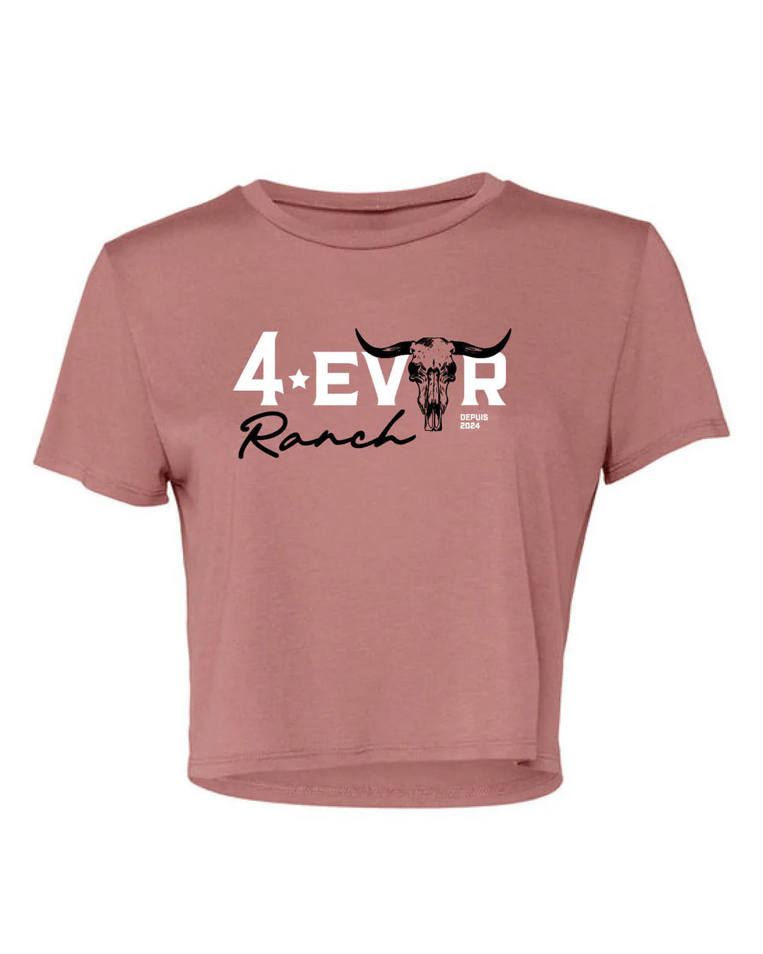 Le CropTop «Longhorn» - Rose