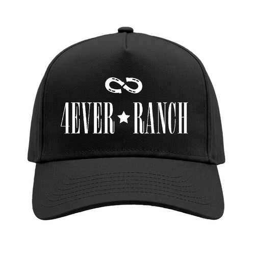 Casquette 4ever Ranch Sérif, logo brodé à plat, vue de face